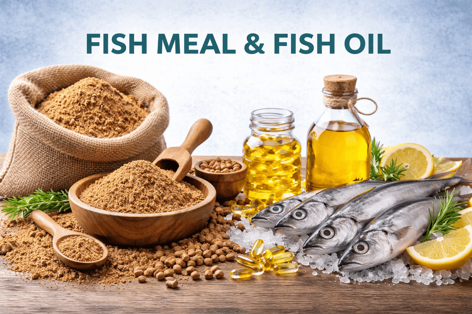 Fish meal and fish oil produced from Mauritanian small pelagic fish